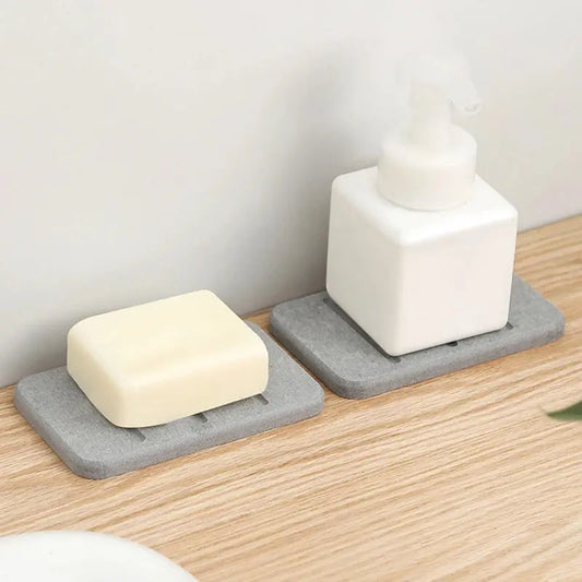 Porte-Savon Minéral Auto-Séchant DryStone™ Diatoma Home