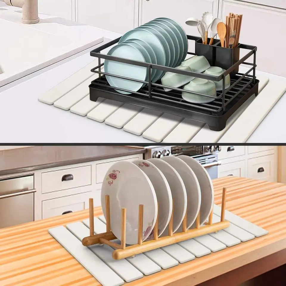 Le Tapis DryStone™ – Séchage Instantané & Design Épuré (par Diatoma Home) Diatoma Home
