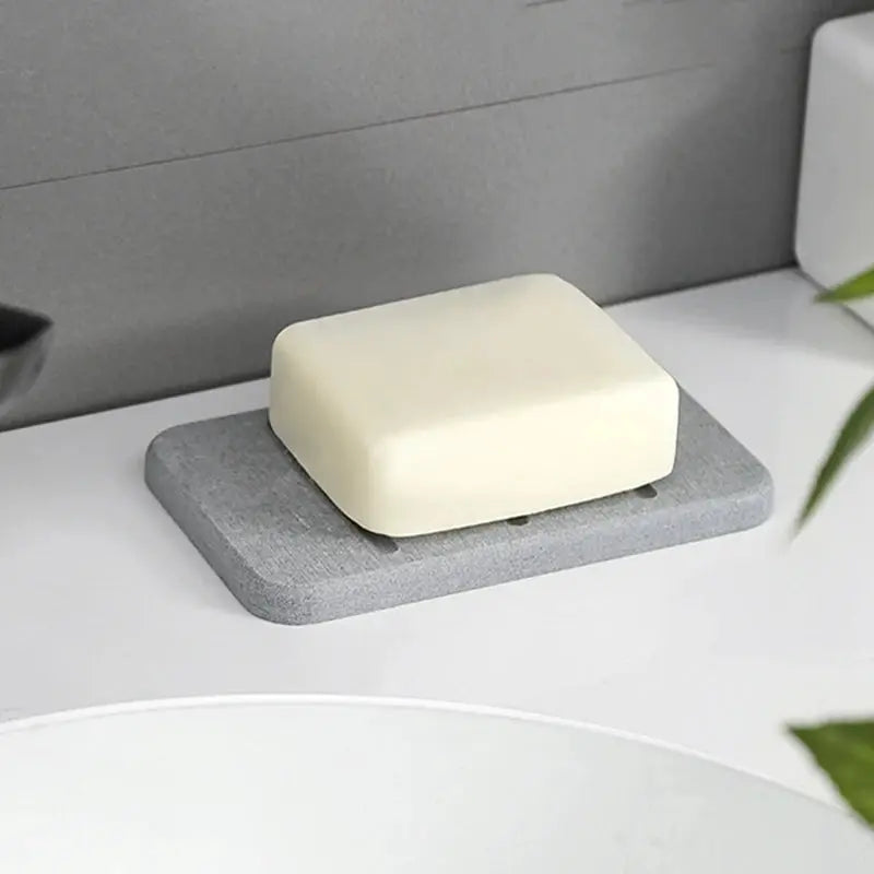 Porte-Savon Minéral Auto-Séchant DryStone™ Diatoma Home