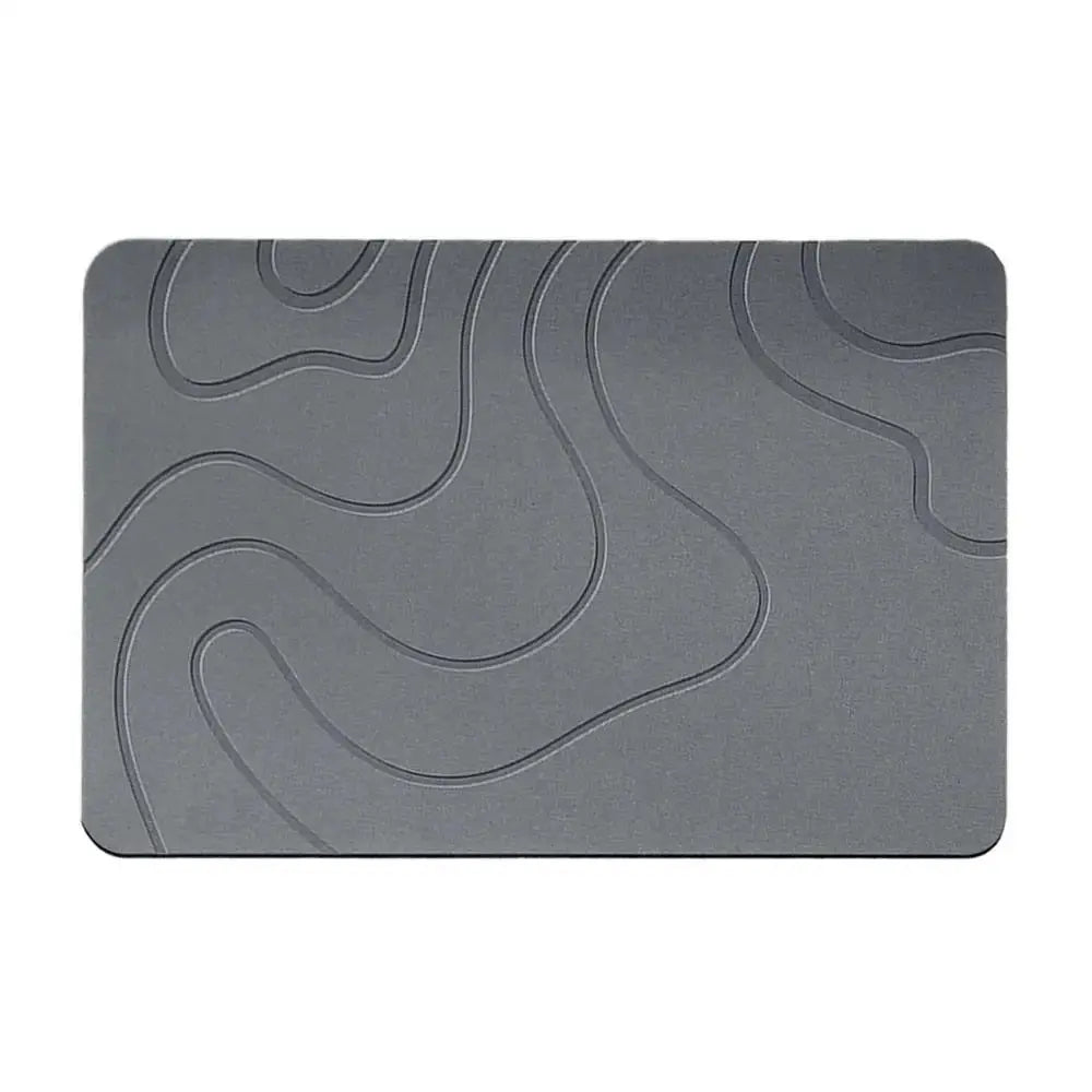 Le Tapis de Bain AquaSafe™ – Confort Minéral & Séchage Instantané Diatoma Home