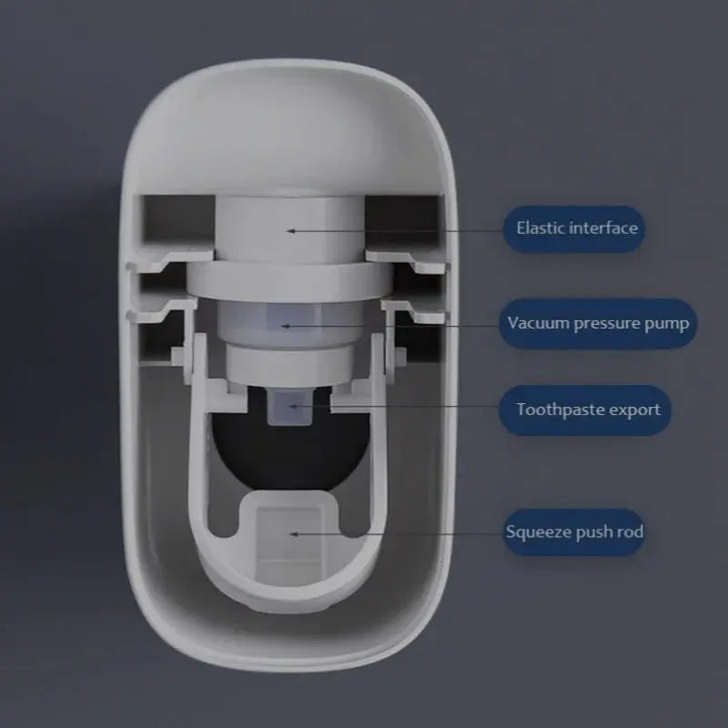 Distributeur de Dentifrice Automatique PureFlow – L'Hygiène Sans Effort Diatoma Home