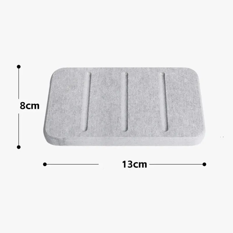 Porte-Savon Minéral Auto-Séchant DryStone™ Diatoma Home